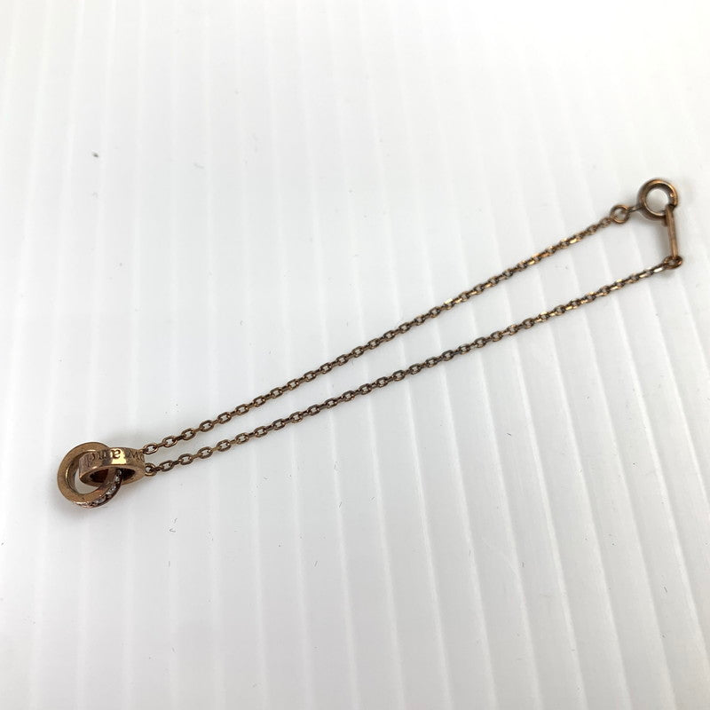 【中古品】【レディース】 CANAL 4℃ ダブルリングブレスレット アクセサリー ケース・箱付き ※使用感あり・ケース傷みあり 192-261013-io-21-fuzh カラー：ゴールド 万代Net店