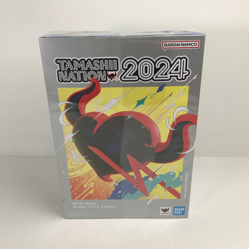 【中古美品】 未開封 METAL BUILD ダブルオークアンタ フルセイバー+フルセイバー用 オプションセット 056-260528-ky-12-fuzh 万代Net店