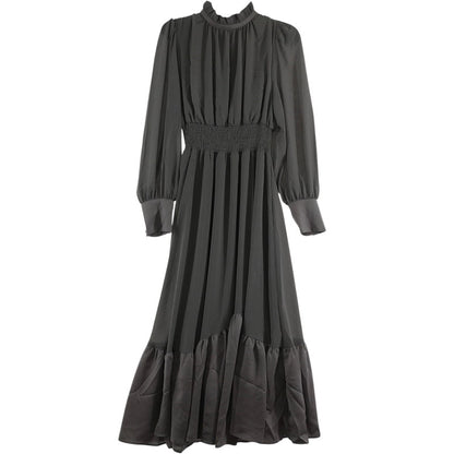 【中古品】【レディース】 RIENDA リエンダ ワンピース GRAY フリーサイズ 110EA633-1850 シフォン ワンピ 女性用 上品 170-261018-io-11-fuzh サイズ：F カラー：グレー 万代Net店