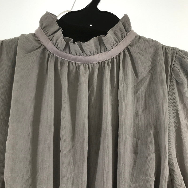 【中古品】【レディース】 RIENDA リエンダ ワンピース GRAY フリーサイズ 110EA633-1850 シフォン ワンピ 女性用 上品 170-261018-io-11-fuzh サイズ：F カラー：グレー 万代Net店