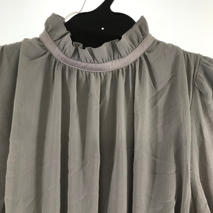 【中古品】【レディース】 RIENDA リエンダ ワンピース GRAY フリーサイズ 110EA633-1850 シフォン ワンピ 女性用 上品 170-261018-io-11-fuzh サイズ：F カラー：グレー 万代Net店