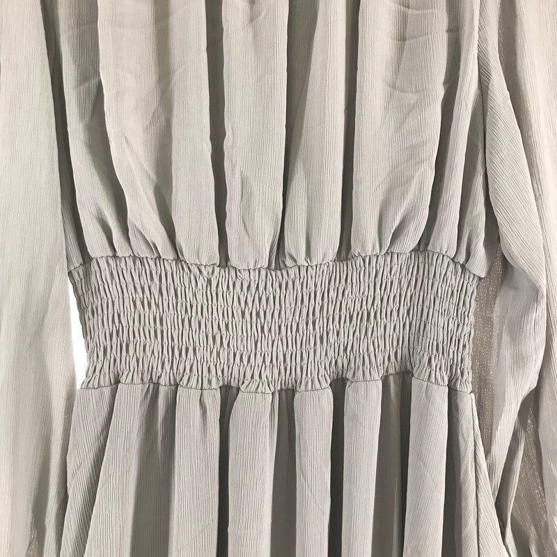 【中古品】【レディース】 RIENDA リエンダ ワンピース GRAY フリーサイズ 110EA633-1850 シフォン ワンピ 女性用 上品 170-261018-io-11-fuzh サイズ：F カラー：グレー 万代Net店
