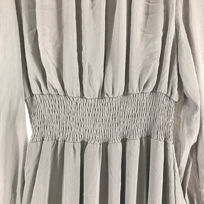 【中古品】【レディース】 RIENDA リエンダ ワンピース GRAY フリーサイズ 110EA633-1850 シフォン ワンピ 女性用 上品 170-261018-io-11-fuzh サイズ：F カラー：グレー 万代Net店