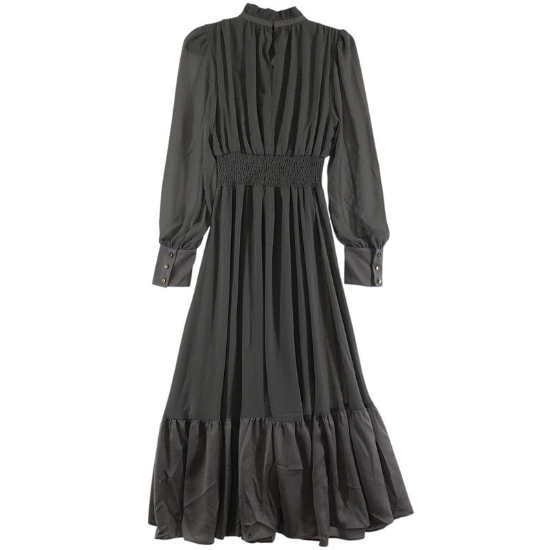 【中古品】【レディース】 RIENDA リエンダ ワンピース GRAY フリーサイズ 110EA633-1850 シフォン ワンピ 女性用 上品 170-261018-io-11-fuzh サイズ：F カラー：グレー 万代Net店
