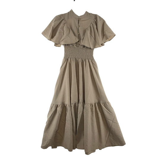 【中古美品】【レディース】 RIENDA リエンダ フレアワンピース 170-260424-ky-15-fuzh サイズ：M カラー：ベージュ 万代Net店