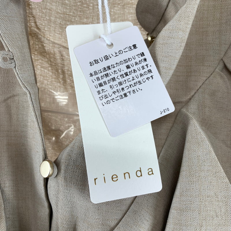 【中古美品】【レディース】 RIENDA リエンダ フレアワンピース 170-260424-ky-15-fuzh サイズ：M カラー：ベージュ 万代Net店