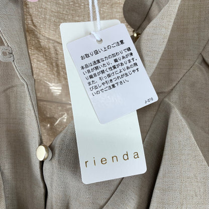 【中古美品】【レディース】 RIENDA リエンダ フレアワンピース 170-260424-ky-15-fuzh サイズ：M カラー：ベージュ 万代Net店