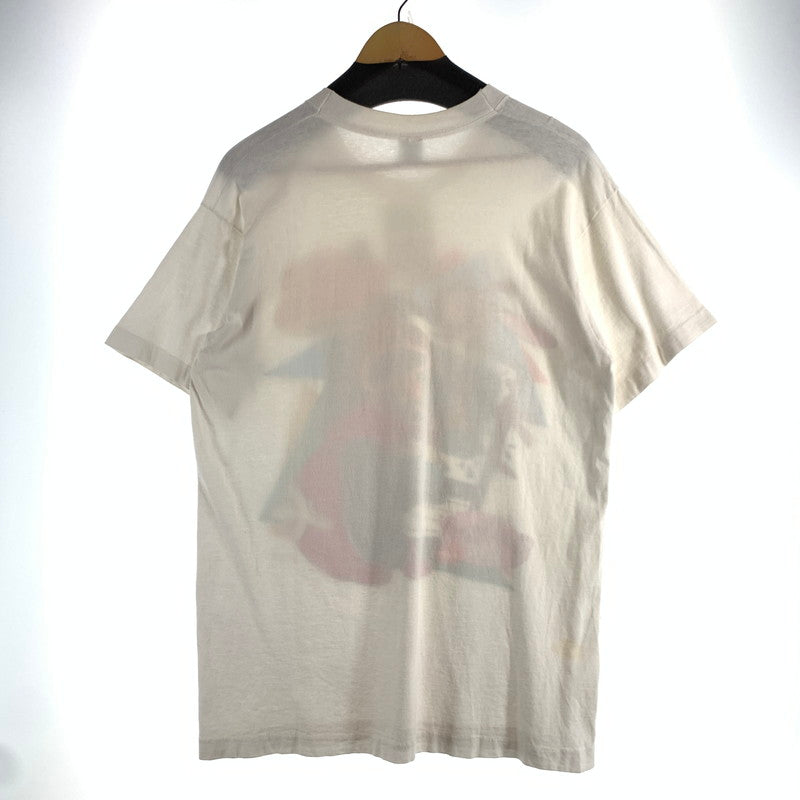 【中古品】【メンズ】 FRUIT OF THE LOOM フルーツ オブ ザ ルーム REN&STIMPY プリント 半袖 Tシャツ トップス 古着 145-260608-mh-05-fuzh サイズ：L カラー：ホワイト 万代Net店