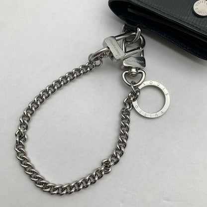 【中古品】 LOUIS VUITTON ルイヴィトン M63518 エピ チェーンコンパクトウォレット 財布 ブラック 保存袋付属 使用感あり 179-260428-ny-04-fuzh 万代Net店