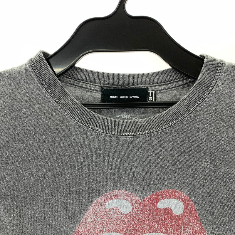 【中古品】【メンズ】 GOOD ROCK SPEED 半袖Tシャツ スミクロ SIZE:F ヴィンテージ加工 145-260925-ky-15-fuzh 万代Net店