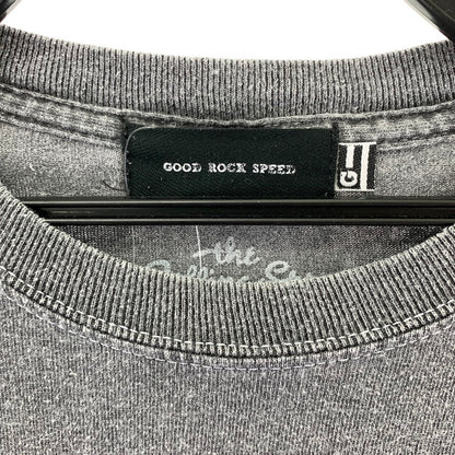 【中古品】【メンズ】 GOOD ROCK SPEED 半袖Tシャツ スミクロ SIZE:F ヴィンテージ加工 145-260925-ky-15-fuzh 万代Net店