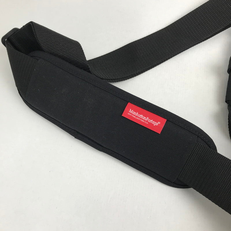【中古品】【メンズ】 MANHATTAN PORTAGE マンハッタン ポーテージ SHOULDER BAG BLACK ビジネス ※スレ・汚れ・使用感有 カバン ショルダーバッグ バッグ 188-260731-io-30-fuzh 万代Net店
