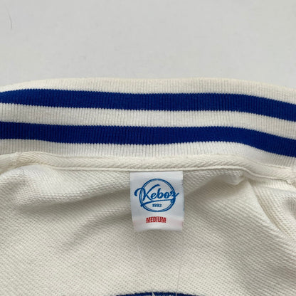 【中古品】【メンズ】 KEBOZ ケボズ スウェットスタジャン コットン ジャケット 142-260427-nm-01-fuz サイズ：M カラー：ホワイト 万代Net店