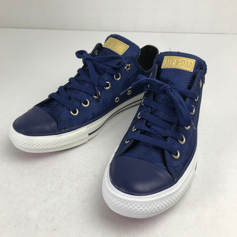 【中古品】【メンズ】 CONVERSE コンバース × ジョジョの奇妙な冒険 1CJ591 西陣織 ALL STAR OX オールスター スニーカー 靴 163-260930-mh-20-fuzh サイズ：26cm カラー：ブルー 万代Net店