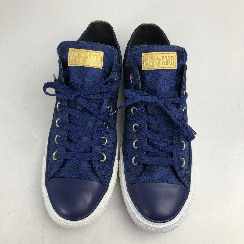 【中古品】【メンズ】 CONVERSE コンバース × ジョジョの奇妙な冒険 1CJ591 西陣織 ALL STAR OX オールスター スニーカー 靴 163-260930-mh-20-fuzh サイズ：26cm カラー：ブルー 万代Net店