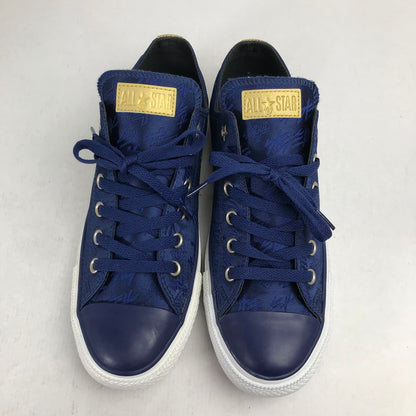 【中古品】【メンズ】 CONVERSE コンバース × ジョジョの奇妙な冒険 1CJ591 西陣織 ALL STAR OX オールスター スニーカー 靴 163-260930-mh-20-fuzh サイズ：26cm カラー：ブルー 万代Net店