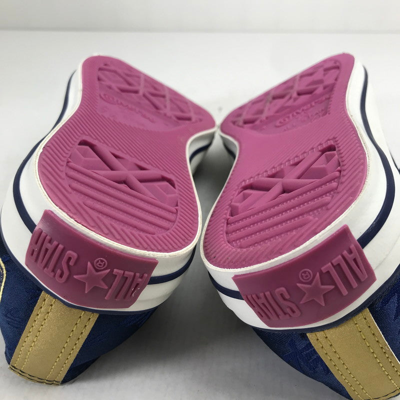 【中古品】【メンズ】 CONVERSE コンバース × ジョジョの奇妙な冒険 1CJ591 西陣織 ALL STAR OX オールスター スニーカー 靴 163-260930-mh-20-fuzh サイズ：26cm カラー：ブルー 万代Net店