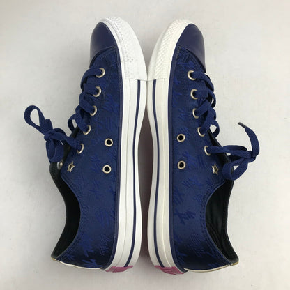 【中古品】【メンズ】 CONVERSE コンバース × ジョジョの奇妙な冒険 1CJ591 西陣織 ALL STAR OX オールスター スニーカー 靴 163-260930-mh-20-fuzh サイズ：26cm カラー：ブルー 万代Net店