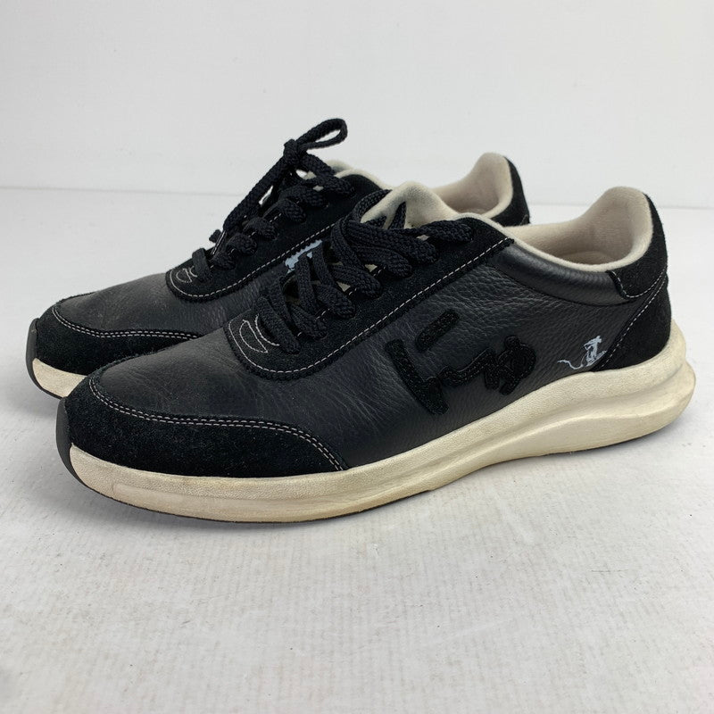 【中古品】【メンズ】 SANGACIO サンガッチョ にゅ スニーカー BLACK バンクシー 28.5cm 靴 本体のみ ※使用感あり 163-260903-io-05-fuzh カラー：ブラック 万代Net店