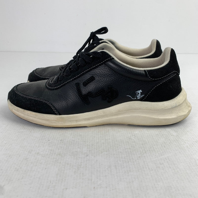 【中古品】【メンズ】 SANGACIO サンガッチョ にゅ スニーカー BLACK バンクシー 28.5cm 靴 本体のみ ※使用感あり 163-260903-io-05-fuzh カラー：ブラック 万代Net店