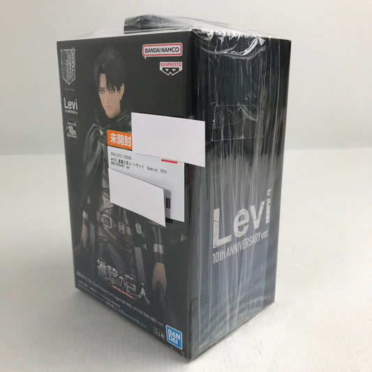 【中古美品】 未開封 進撃の巨人 リヴァイ　Special 10th ANNIVERSARY ver. フィギュア 052-260721-io-20-fuzh 万代Net店