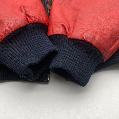 【中古品】【メンズ】 USED LEATHER JACKET マルチカラーレザージャケット 本革 ブランド 古着 147-260725-gm-08-fuzh サイズ：L カラー：マルチカラー 万代Net店