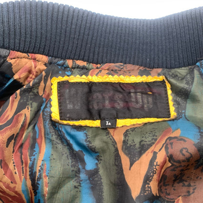 【中古品】【メンズ】 USED LEATHER JACKET マルチカラーレザージャケット 本革 ブランド 古着 147-260725-gm-08-fuzh サイズ：L カラー：マルチカラー 万代Net店