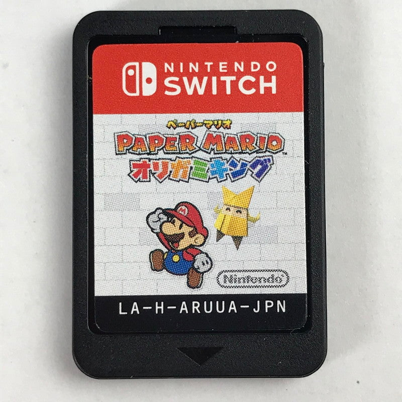 【中古美品】 ペーパーマリオ オリガミキング Nintendo Switch ソフトのみ マリオ 動作確認済 [CERO区分_A / 全年齢対象商品] 260517-io-08-fuz 万代Net店