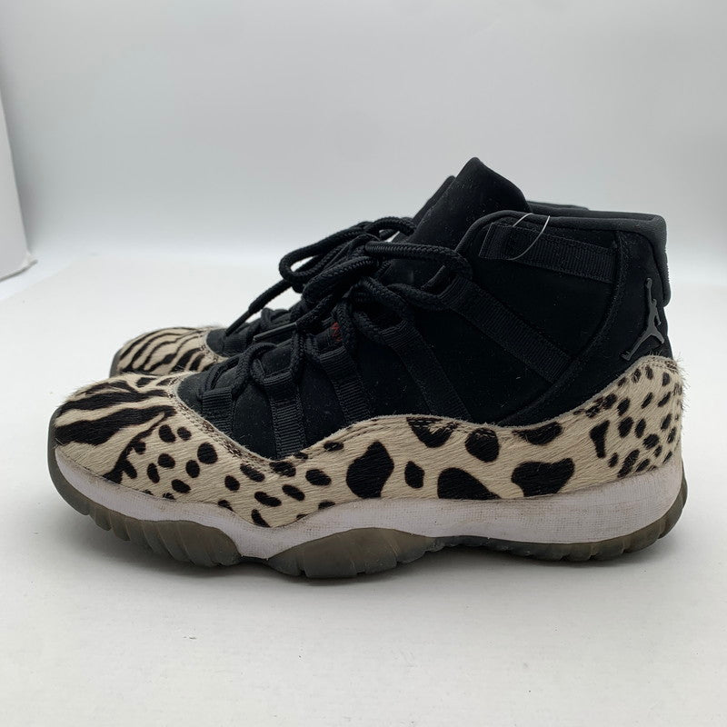 【中古品】 NIKE ナイキ AR0715-010 WOMEN’S AIR JORDAN 11" ANIMAL INSTINCT SAFARI” スニーカー 靴 ブラック ハラコ メンズ 26cm 本体のみ 汚れ・使用感あり 160-260428-ny-05-fuzh 万代Net店