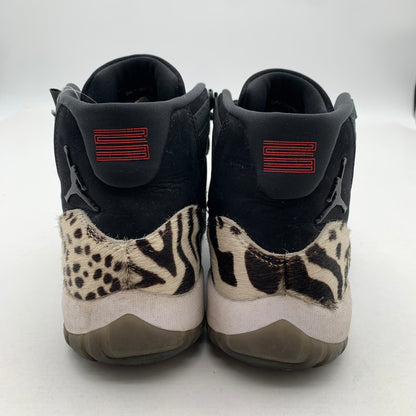 【中古品】 NIKE ナイキ AR0715-010 WOMEN’S AIR JORDAN 11" ANIMAL INSTINCT SAFARI” スニーカー 靴 ブラック ハラコ メンズ 26cm 本体のみ 汚れ・使用感あり 160-260428-ny-05-fuzh 万代Net店
