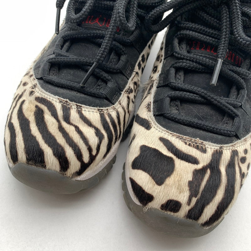 【中古品】 NIKE ナイキ AR0715-010 WOMEN’S AIR JORDAN 11" ANIMAL INSTINCT SAFARI” スニーカー 靴 ブラック ハラコ メンズ 26cm 本体のみ 汚れ・使用感あり 160-260428-ny-05-fuzh 万代Net店