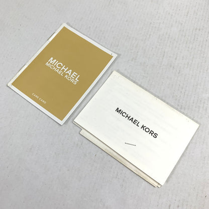 【中古品】 MICHAEL KORS マイケル・コース 長財布 NAVY 財布 サイフ ※金具部分に塗装剥がれ・スレあり 181-260729-io-27-fuzh 万代Net店