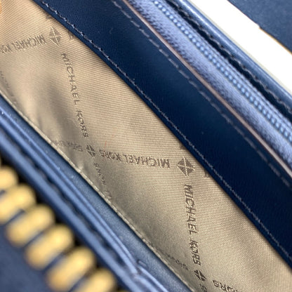 【中古品】 MICHAEL KORS マイケル・コース 長財布 NAVY 財布 サイフ ※金具部分に塗装剥がれ・スレあり 181-260729-io-27-fuzh 万代Net店