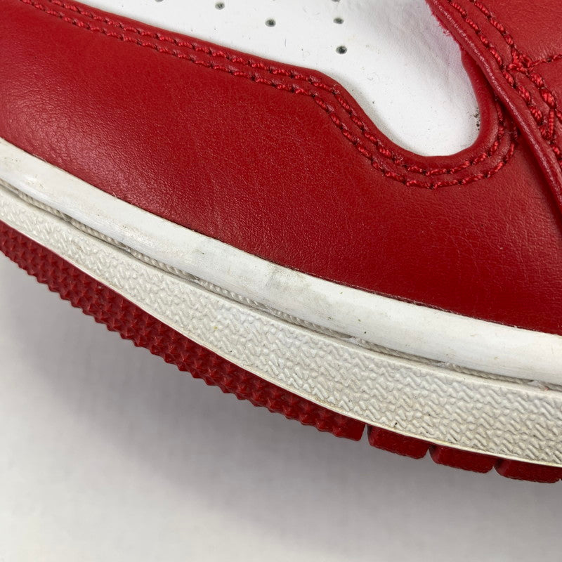 【中古品】【メンズ】 NIKE ナイキ 553558-163 AIR JORDAN 1 LOW "WHITE GYM RED BLACK" エアジョーダン 1 ロー スニーカー 靴 160-260508-mh-03-fuzh サイズ：26.5cm カラー：レッド 万代Net店