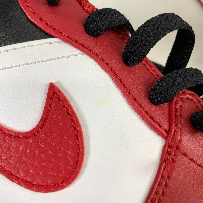 【中古品】【メンズ】 NIKE ナイキ 553558-163 AIR JORDAN 1 LOW "WHITE GYM RED BLACK" エアジョーダン 1 ロー スニーカー 靴 160-260508-mh-03-fuzh サイズ：26.5cm カラー：レッド 万代Net店