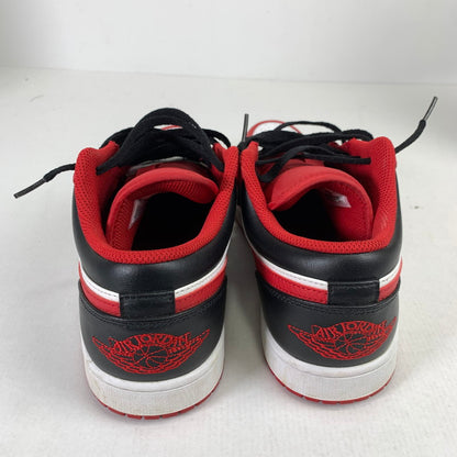 【中古品】【メンズ】 NIKE ナイキ 553558-163 AIR JORDAN 1 LOW "WHITE GYM RED BLACK" エアジョーダン 1 ロー スニーカー 靴 160-260508-mh-03-fuzh サイズ：26.5cm カラー：レッド 万代Net店