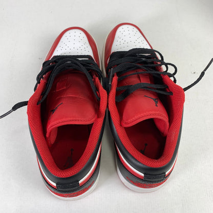 【中古品】【メンズ】 NIKE ナイキ 553558-163 AIR JORDAN 1 LOW "WHITE GYM RED BLACK" エアジョーダン 1 ロー スニーカー 靴 160-260508-mh-03-fuzh サイズ：26.5cm カラー：レッド 万代Net店