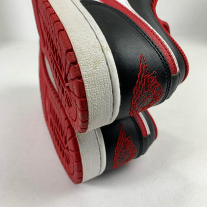 【中古品】【メンズ】 NIKE ナイキ 553558-163 AIR JORDAN 1 LOW "WHITE GYM RED BLACK" エアジョーダン 1 ロー スニーカー 靴 160-260508-mh-03-fuzh サイズ：26.5cm カラー：レッド 万代Net店