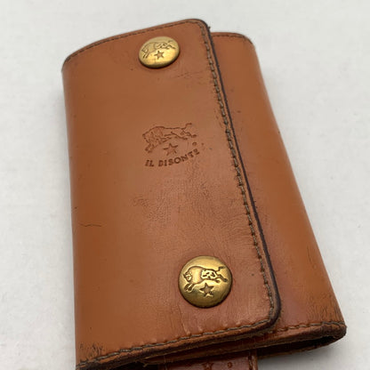 【中古品】【メンズ/レディース】 IL BISONTE イルビゾンテ レザー キーケース ブランド ウォレット 168-260502-gm-01-fuz カラー：ベージュ 万代Net店