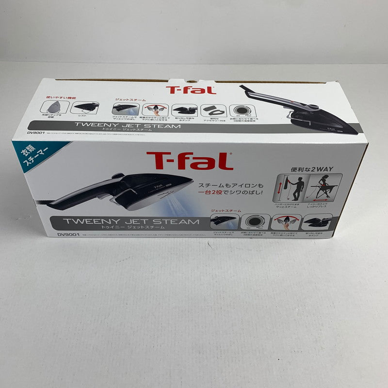 【中古美品】 T-fal DV9001J0 ティファール トゥイニー ジェットスチーム ノワール 衣類スチーマー ハンディアイロン 100-260517-io-36-fuz 万代Net店