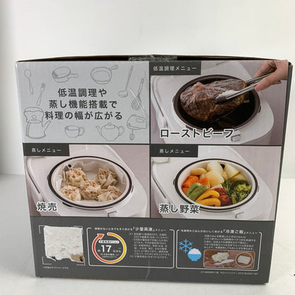 【中古美品】 未開封 NITORI ニトリ IH 炊飯ジャー 炊飯器 3合 3合炊き ホワイト BC2G01 098-260508-mh-01-fuz 万代Net店
