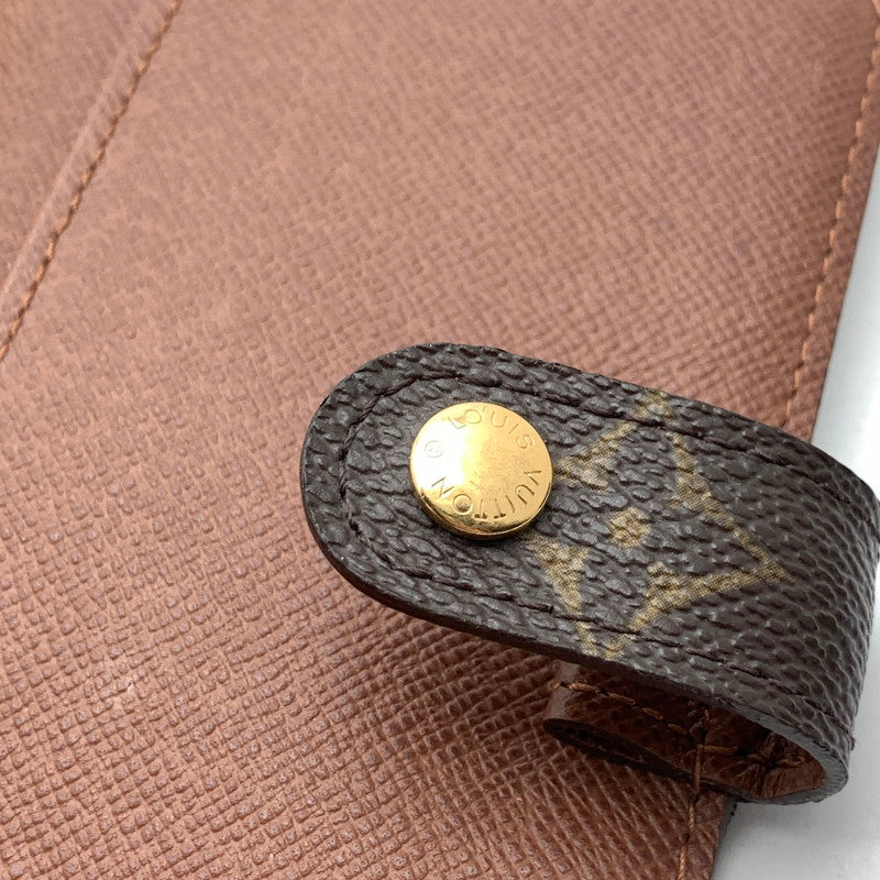 【中古品】【レディース】 LOUIS VUITTON ルイヴィトン モノグラム アジェンダPM ダイアリー 手帳 ファッション雑貨　 179-260502-gm-03-fuz カラー：ブラウン 万代Net店