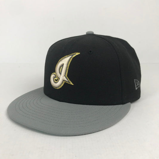 【中古品】【メンズ】 NEW ERA CAP ニューエラ キャップ CLEVELAND INDIANS INAUGURAL SEASON 1999 JACOBS FIE クリーブランド インディアンス キャップ 帽子 185-260510-mh-01-fuz サイズ：7 1/4 カラー：ブラック グレー 万代Net店