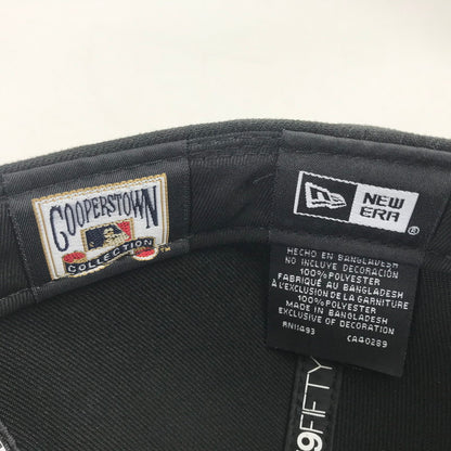 【中古品】【メンズ】 NEW ERA CAP ニューエラ キャップ CLEVELAND INDIANS INAUGURAL SEASON 1999 JACOBS FIE クリーブランド インディアンス キャップ 帽子 185-260510-mh-01-fuz サイズ：7 1/4 カラー：ブラック グレー 万代Net店