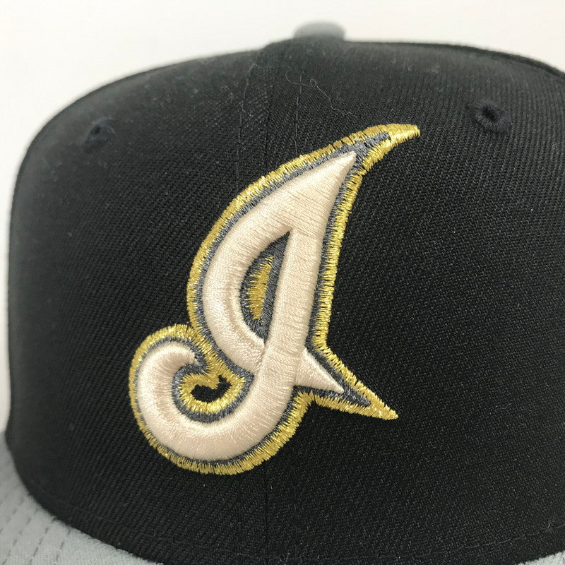 【中古品】【メンズ】 NEW ERA CAP ニューエラ キャップ CLEVELAND INDIANS INAUGURAL SEASON 1999 JACOBS FIE クリーブランド インディアンス キャップ 帽子 185-260510-mh-01-fuz サイズ：7 1/4 カラー：ブラック グレー 万代Net店
