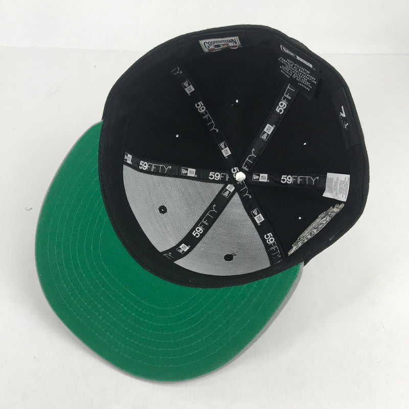 【中古品】【メンズ】 NEW ERA CAP ニューエラ キャップ CLEVELAND INDIANS INAUGURAL SEASON 1999 JACOBS FIE クリーブランド インディアンス キャップ 帽子 185-260510-mh-01-fuz サイズ：7 1/4 カラー：ブラック グレー 万代Net店