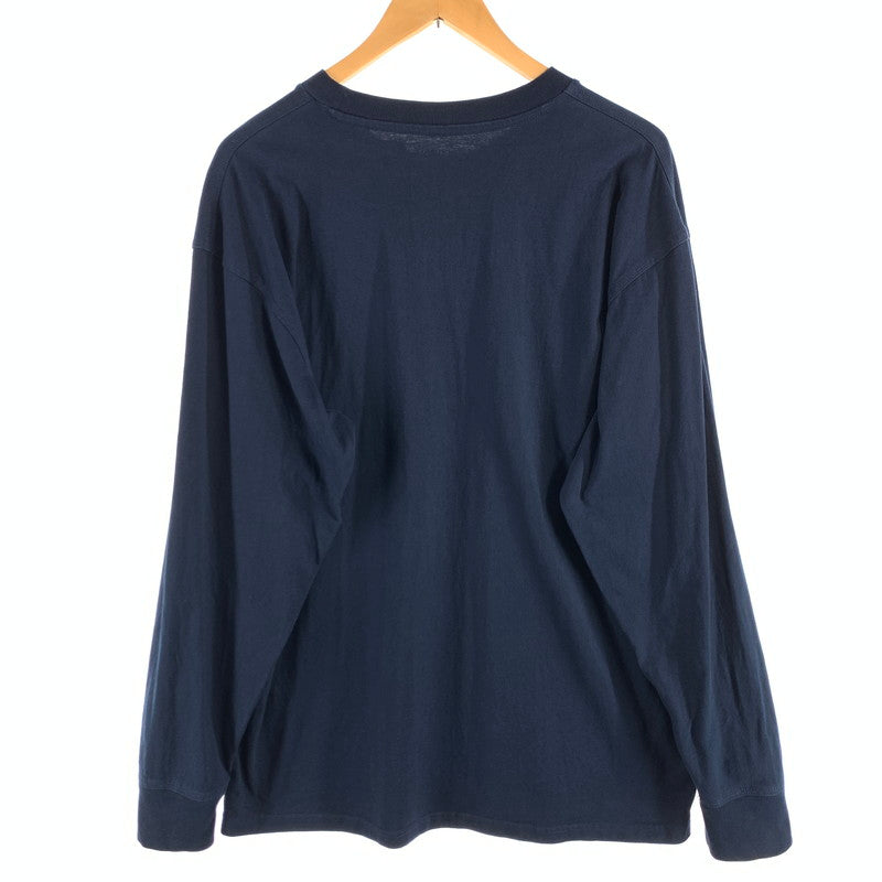 【中古品】【メンズ】 CARHARTT カーハート 長袖Tシャツ カットソー ブランド 古着 145-260628-gm-15-fuz サイズ：L カラー：ネイビー 万代Net店