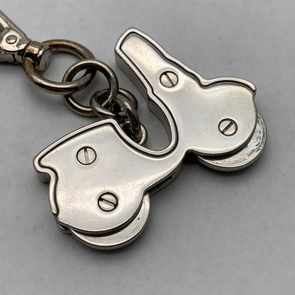 【中古品】【レディース】 キーリング チャーム キーホルダー ブランド雑貨 183-260502-gm-02-fuz カラー：レッド 万代Net店