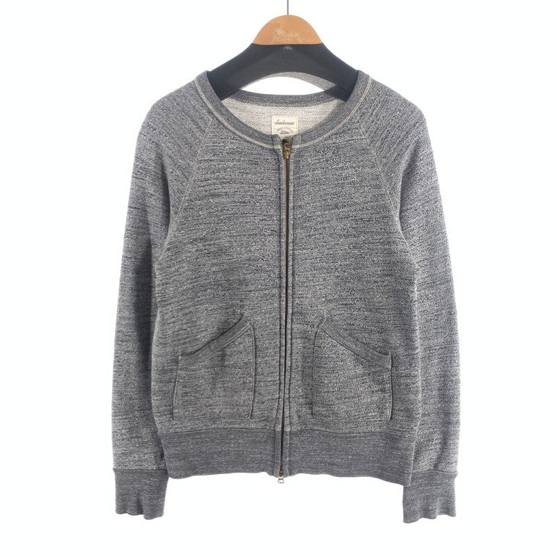 【中古品】【メンズ】 JACKMAN GG SWEAT CREWZIP ジャックマン GGスウェット クルーネック ジップアップ ブランド 古着 145-260725-gm-04-fuzh サイズ：M カラー：グレー 万代Net店