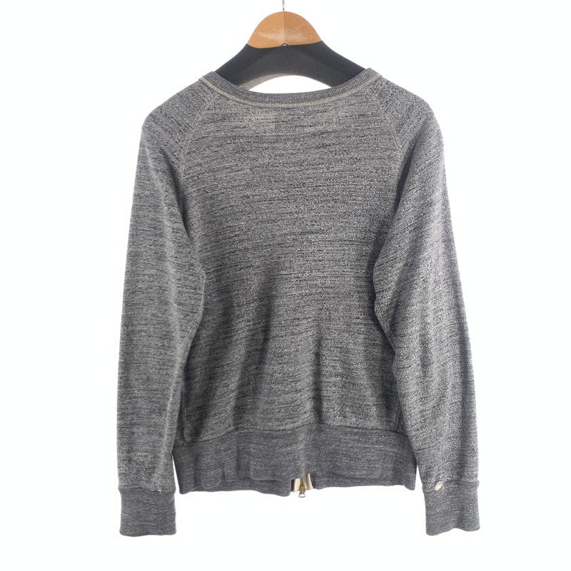 【中古品】【メンズ】 JACKMAN GG SWEAT CREWZIP ジャックマン GGスウェット クルーネック ジップアップ ブランド 古着 145-260725-gm-04-fuzh サイズ：M カラー：グレー 万代Net店